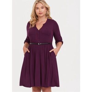 Torrid Elegant Purple Women's Dress size 00